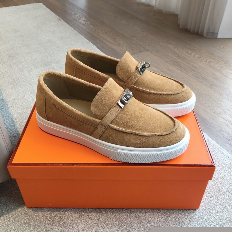 H**mes leather shoes